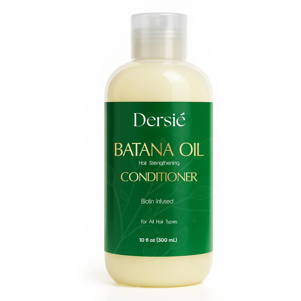 Dersie Batana Oil Hair Growth Conditioner: Infused with Batana Oil & Biotin for Hair Growth – Moisturizing & Nourishing Formula for Thinning, Dry, or Damaged Hair (10 fl oz)
