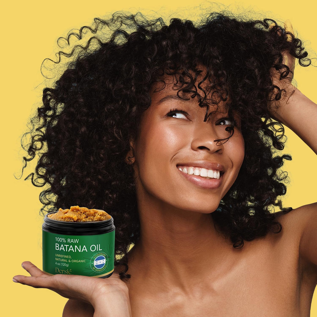 Authentic Batana Oil for Hair Growth: Handmade in Honduras 100% Raw Batana Oil - 100% Pure & Natural, Unrefined - Approved by Dr. Sebi for Thicker, Stronger, Fuller Hair - 4 oz